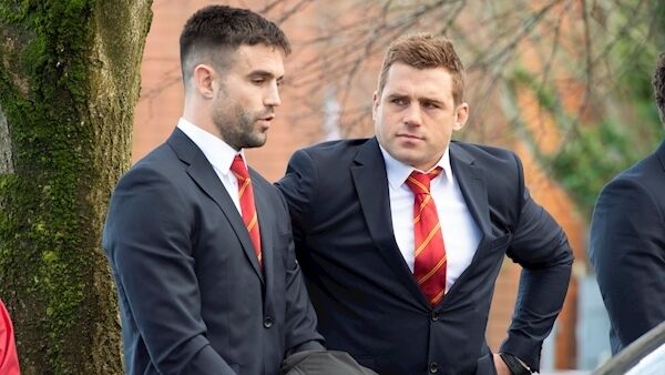 Munster players Conor Murray and CJ Stander. Picture: Michael Mac Sweeney/Provision