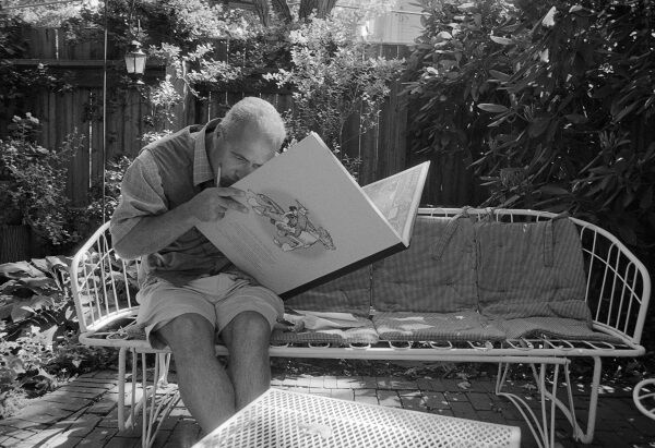 Cork poet Greg Delanty. These pictures form part of Judith Aronson&rsquo;s current exhibition in UCC.