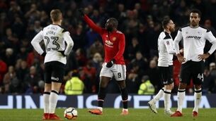 Scintillating strikes in last six minutes secure Manchester United victory over Derby