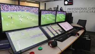 Premier League Video Assistant Referee Hub Handout Photo