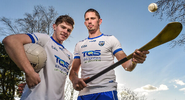 Waterford footballer Conor Murray, left, with Waterford hurler Maurice Shanahan Pic: Matt Browne/Sportsfile