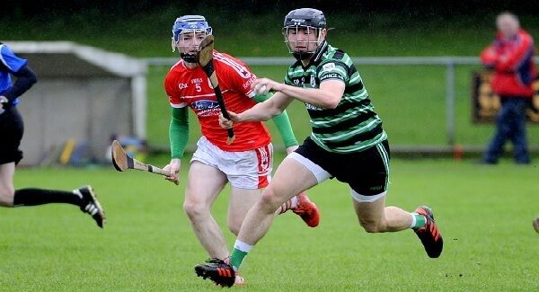 Douglas player, Cathal Sheehan in action against Charlevilles, Jack Doyle in the U21 Premier Hurling Championship at Fermoy GAA grounds prior to the match being abandoned after a brawl. Pic: Gavin Browne Douglas player, Cathal Sheehan in action against Charlevilles, Jack Doyle in the U21 Premier Hurling Championship at Fermoy GAA grounds prior to the match being abandoned after a brawl. Pic: Gavin Browne