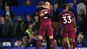 Manchester City on top of the Premier League with 1-0 win over Chelsea