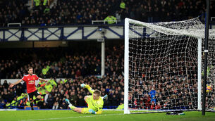 Manchester United lift gloom of their festive period by beating Everton