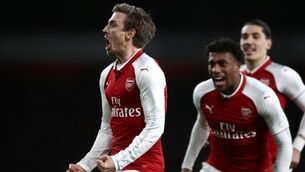 Arsenal begin life after Sanchez on a high as they beat Chelsea to reach League Cup final