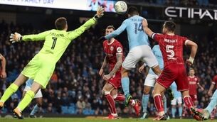 Bristol City were heading for a draw against Man City - until Sergio Aguero came on