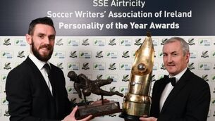Cork City win double at Soccer Writers' awards