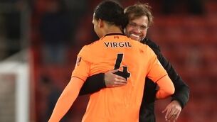 Klopp: Virgil van Dijk dealt with Southampton return 'fantastically'