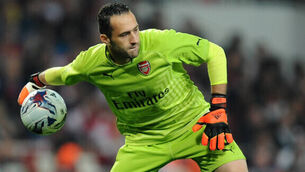 Arsenal keeper David Ospina gets nod to keep gloves for Carabao Cup final