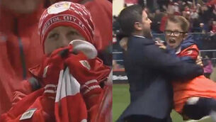 Watch the amazing Bristol City celebrations after they knock Utd out