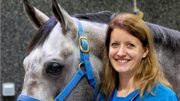 Dr Jessica Johnson: ‘The animals are brought up indoors by hand so they’re very well behaved and they get into their regular routine.’ Dr Jessica Johnson: ‘The animals are brought up indoors by hand so they’re very well behaved and they get into their regular routine.’