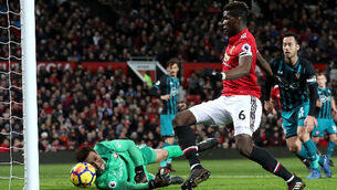 Frustrated Man United slip to third in the Premier League