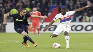 Everton crash out of Europa League after suffering defeat to Lyon