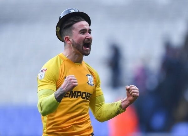 Preston North End's Sean Maguire celebrates victory whilst wearing a bowler hat for Gentry Day at the final whistle of the Sky Bet Championship match at the Macron Stadium, Bolton. Pic: Dave Howarth/PA Wire. Preston North End's Sean Maguire celebrates victory whilst wearing a bowler hat for Gentry Day at the final whistle of the Sky Bet Championship match at the Macron Stadium, Bolton. Pic: Dave Howarth/PA Wire.