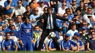 Antonio Conte sees his side beat Everton, unlike many outraged fans who couldn't watch it on Sky