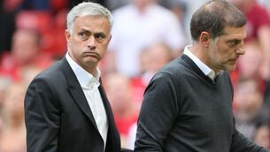 Jose Mourinho heaps praise on Romelu Lukaku and Nemanja Matic after West Ham win