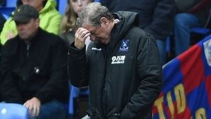 Roy Hodgson suffers defeat in first game in charge of Crystal Palace