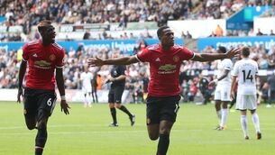 Manchester United and Liverpool among today's Premier League match winners