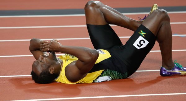 Injury denies Usain Bolt his dream Manchester United appearance