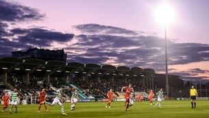Cork City beaten away from home first time this season by Shamrock Rovers