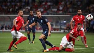 Late flurry secures win for underwhelming England in Malta