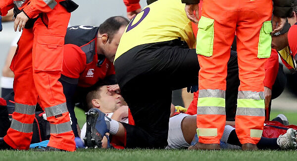 Ben Youngs down injured during England's Six Nations clash against Italy yesterday. Pic: INPHO/Tommy Dickson Ben Youngs down injured during England's Six Nations clash against Italy yesterday. Pic: INPHO/Tommy Dickson