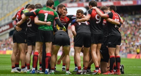 Mayo selector Tony McEntee speaks to the players before the start of the All-Ireland semi-final replay against Kerry last month. Pic: Sportsfile Mayo selector Tony McEntee speaks to the players before the start of the All-Ireland semi-final replay against Kerry last month. Pic: Sportsfile