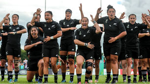 New Zealand perform the Haka 17/8/2017
