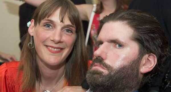 Simon Fitzmaurice&nbsp;with his wife, Ruth.