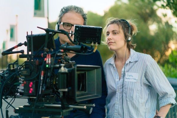 Director Greta Gerwig on the set of "Lady Bird." Director Greta Gerwig on the set of "Lady Bird."