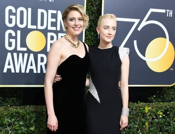 Saoirse Ronan and Greta Gerwig at the 75th Golden Globe Awards Saoirse Ronan and Greta Gerwig at the 75th Golden Globe Awards