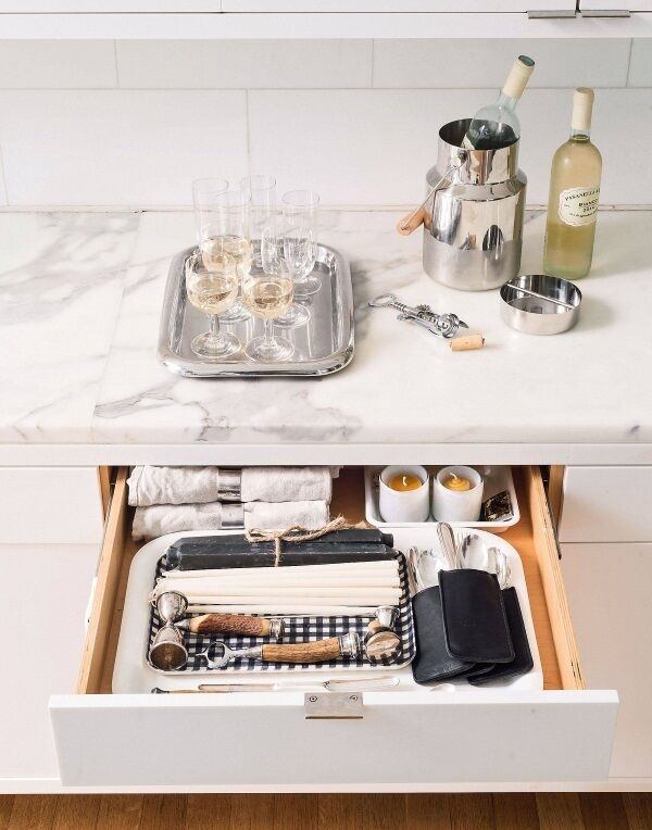 The instant cocktail party — an accessible and tidy innovation to lift any home. The instant cocktail party — an accessible and tidy innovation to lift any home.
