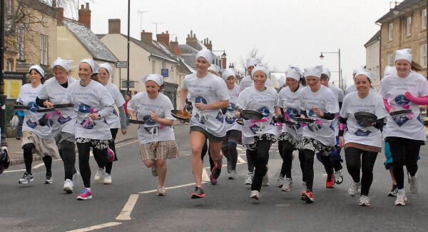 The world’s first pancake race was held in Olney in the UK in1445. The world’s first pancake race was held in Olney in the UK in1445.