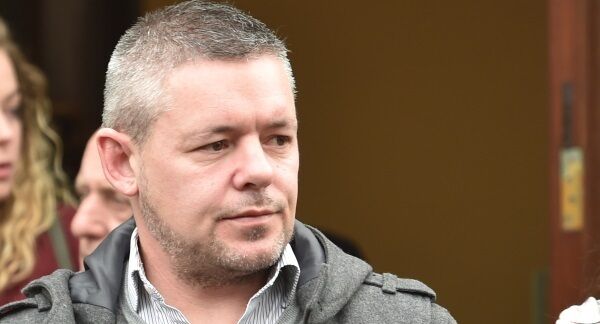 Darren Foley at the Coroner's Court in Dungarvan, Co Waterford, today. Pic: Dan Linehan