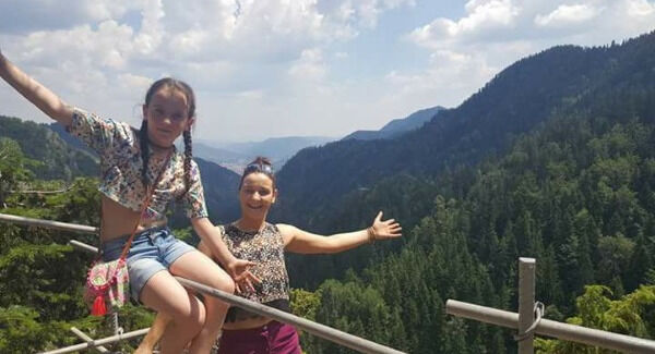 Kim and her daughter, Lauren