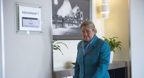 Aer Lingus Cabin Crew member, Orla MacCarvill, at today's inquest. Pic: Dan Linehan. Aer Lingus Cabin Crew member, Orla MacCarvill, at today's inquest. Pic: Dan Linehan.