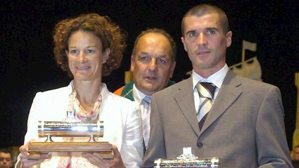 Sonia O'Sullivan and Roy Keane with the Lord Mayor of Cork, Cllr.Sean Martin at the conferring of the freedom of Cork at City Hall.Picture Dan Linehan Sonia O'Sullivan and Roy Keane with the Lord Mayor of Cork, Cllr.Sean Martin at the conferring of the freedom of Cork at City Hall.Picture Dan Linehan