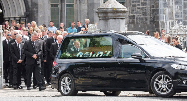 The funeral of Conor Quinn(22) stabbed to death in Mallow took place following requiem Mass in St. Michael's Church, Tipperary.