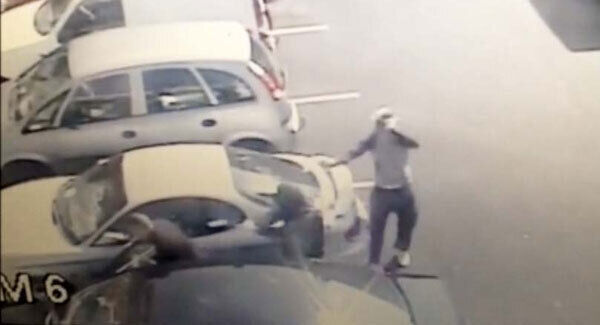 The moment of Mr Hutch's shooting