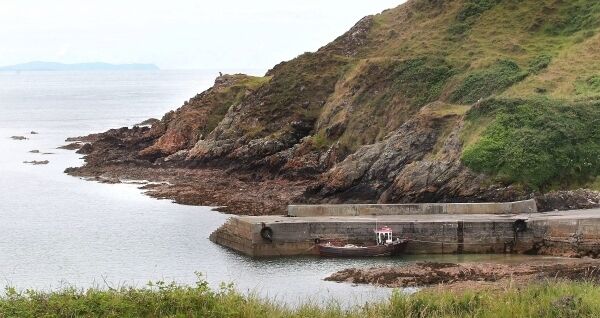 The scene at Port Ronan close to Malin Head, Co-Donegal where three people left in a small fishing boat which later sank on Tuesday afternoon. Picture credit: Margaret McLaughlin.