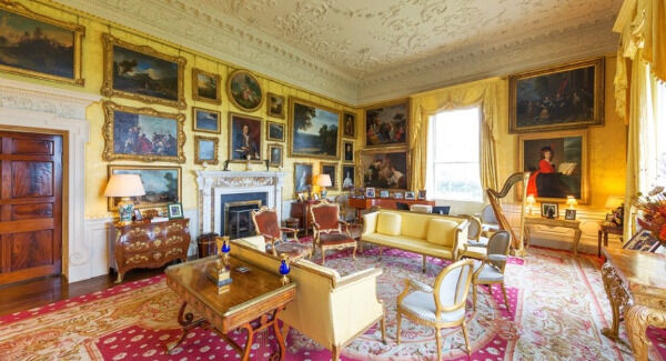 A drawing room in the Castletown Cox estate. Picture: Knight Frank