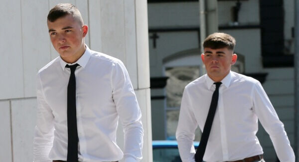 Ryan (left) and his brother Jason Bradley.