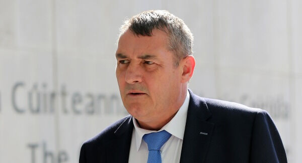 Paul Bradley arrives at the Central Criminal Court in Dublin this morning.. Photo: Collins Courts