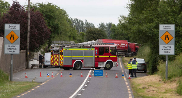 The scene of the crash on the N24 near Dromkeen. Photo: Liam Burke/Press 22.