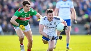 Monaghan ease to victory over 13-man Mayo