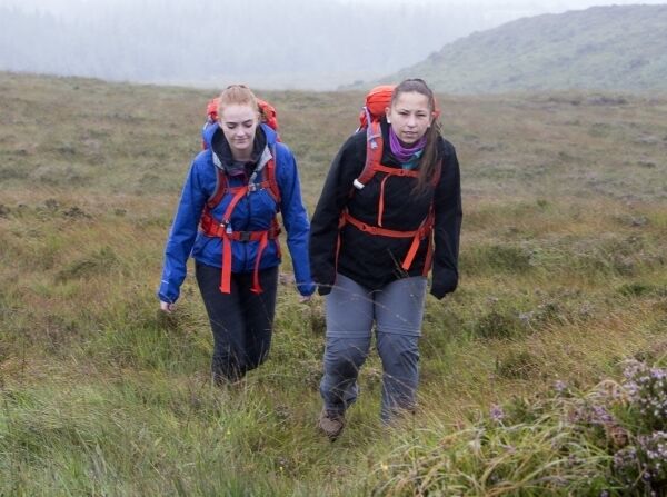 Two young Clare women Kerri Quin(25), Shannon and Samantha Sparrow(26), Sixmilebridge in training for their forthcoming climb of Mount Everest to raise funds for the Irish Cancer Society. Photograph Liam Burke/Press 22. Two young Clare women Kerri Quin(25), Shannon and Samantha Sparrow(26), Sixmilebridge in training for their forthcoming climb of Mount Everest to raise funds for the Irish Cancer Society. Photograph Liam Burke/Press 22.