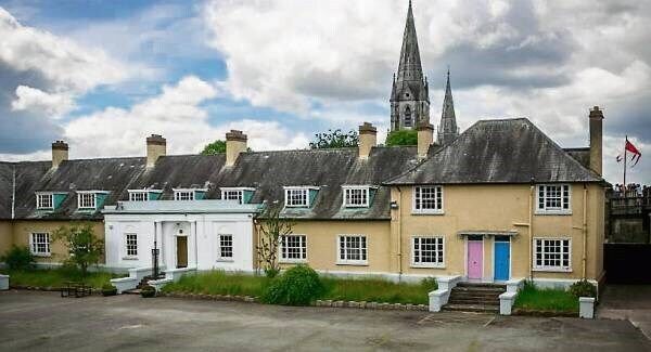 At Elizabeth Fort in Cork city, Parade House and Garrison House (on right, with pink and blue doors) are to be made available as tourist lettings.