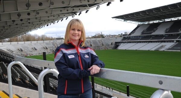 Tracey Kennedy in Páirc Uí Chaoimh Tracey Kennedy in Páirc Uí Chaoimh
