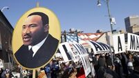 Daughter hails 'apostle of non-violence' Martin Luther King
