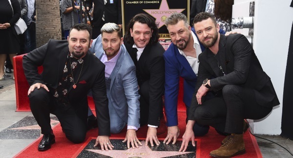 NSYNC joked about their famous meme while getting a Hollywood Walk of Fame star